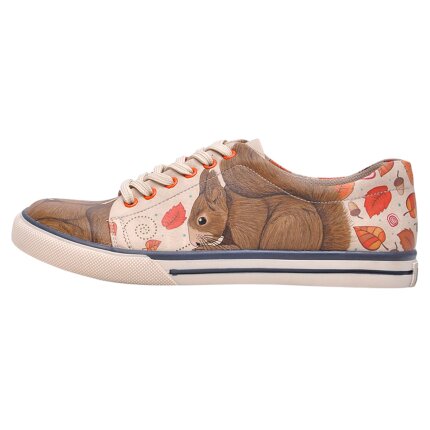 Bunte Sneaker mit schönen Motiven und kreativen Designs - Dogo Sneaker - Squirrel im DOGO Onlineshop bestellen!