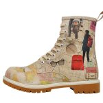 Bunte Boots mit schönen Motiven und kreativen...