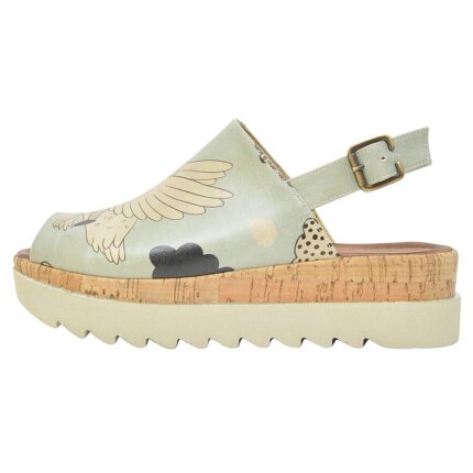 Bunte Sandalen mit schönen Motiven und kreativen Designs - DOGO Gigi - Above The Clouds im DOGO Onlineshop bestellen!