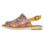 Bunte Sandalen mit schönen Motiven und kreativen...