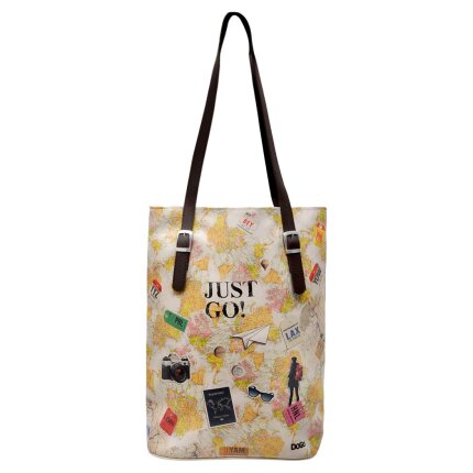 Bunte Taschen mit schönen Motiven und kreativen Designs - Dogo Tall Bag - Travel Lover  im DOGO Onlineshop bestellen!