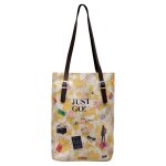 Bunte Taschen mit schönen Motiven und kreativen...