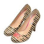 DOGO High-Heels - Roses on Stripes