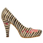 DOGO High-Heels - Roses on Stripes