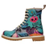 Bunte Boots mit schönen Motiven und kreativen...