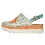 Bunte Sandalen mit schönen Motiven und kreativen...