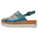 Bunte Sandalen mit schönen Motiven und kreativen...