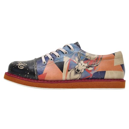 Bunte Halbschuhe mit schönen Motiven und kreativen Designs - Dogo BrokeS - Oh My Deer im DOGO Onlineshop bestellen!