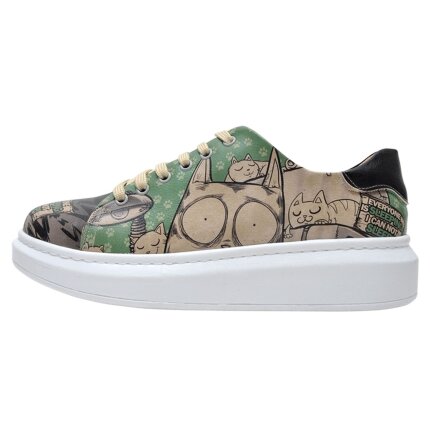 Bunte Sneaker mit schönen Motiven und kreativen Designs - Dogo Myra - Can not Sleeping im DOGO Onlineshop bestellen!