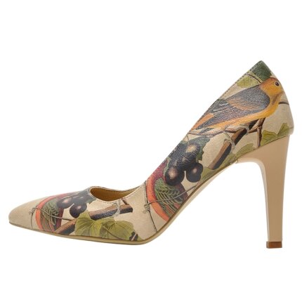 Bunte High Heels mit schönen Motiven und kreativen Designs - Dogo Nicci - Carving Bird im DOGO Onlineshop bestellen!