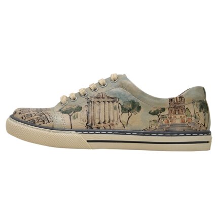 Bunte Sneaker mit schönen Motiven und kreativen Designs - Dogo Sneaker - All Roads Lead to Rome im DOGO Onlineshop bestellen!