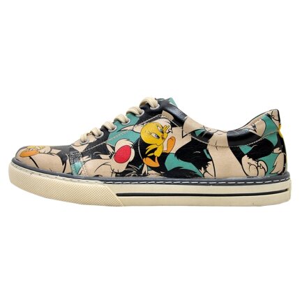 Bunte Sneaker mit schönen Motiven und kreativen Designs - Dogo Sneaker - Catch Me If You Can Tweety 38 im DOGO Onlineshop bestellen!