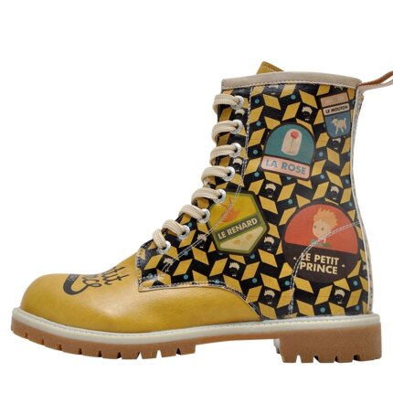 Bunte Boots mit schönen Motiven und kreativen Designs - Dogo Boots - The Yellow Side of Me Le Petit Prince im DOGO Onlineshop bestellen!