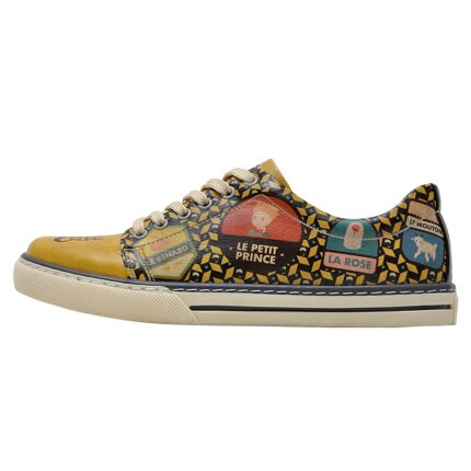 Bunte Sneaker mit schönen Motiven und kreativen Designs - Dogo Sneaker - The Yellow Side of Me Le Petit Prince im DOGO Onlineshop bestellen!