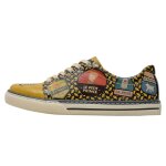 Bunte Sneaker mit schönen Motiven und kreativen...