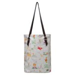 Bunte Taschen mit schönen Motiven und kreativen...