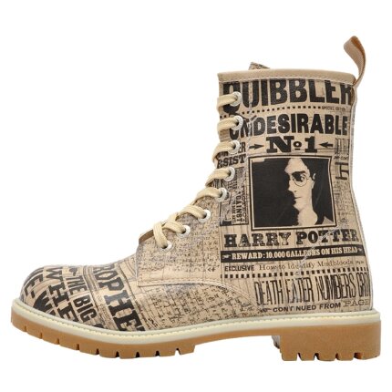 Bunte Boots mit schönen Motiven und kreativen Designs - Dogo Boots - Daily Prophet Harry Potter im DOGO Onlineshop bestellen!