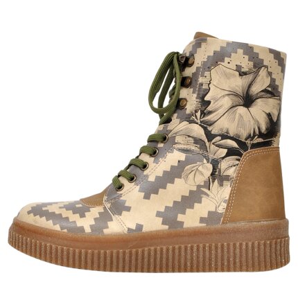 Bunte Sneaker Boots mit schönen Motiven und kreativen Designs - Dogo Future Boots - Geometrically im DOGO Onlineshop bestellen!