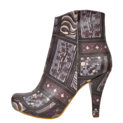 Bunte Stiefeletten mit schönen Motiven und kreativen Designs - Dogo Jazzy Booties - Purple vibes im DOGO Onlineshop bestellen!