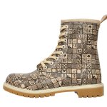 Bunte Boots mit schönen Motiven und kreativen...