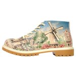 Bunte Boots mit schönen Motiven und kreativen...