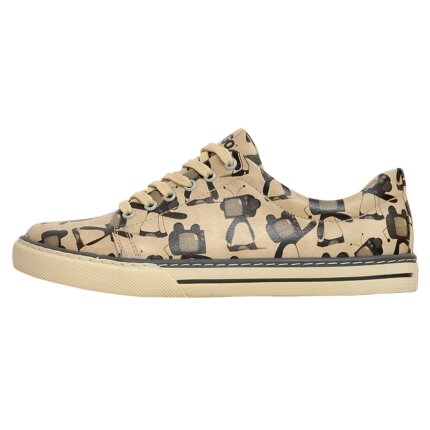 Bunte Sneaker mit schönen Motiven und kreativen Designs - Dogo Sneaker - Tv Show White im DOGO Onlineshop bestellen!