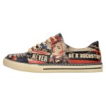 Bunte Sneaker mit schönen Motiven und kreativen...