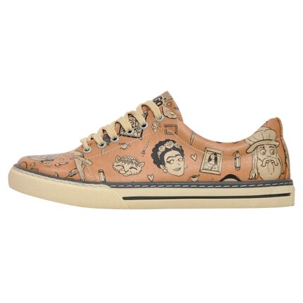 Bunte Sneaker mit schönen Motiven und kreativen Designs - Dogo Sneaker - Histora da Arte im DOGO Onlineshop bestellen!