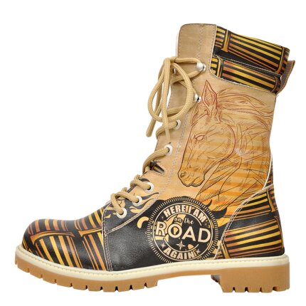 Bunte Super Boots mit schönen Motiven und kreativen Designs - Dogo Boots - Give me Fire im DOGO Onlineshop bestellen!