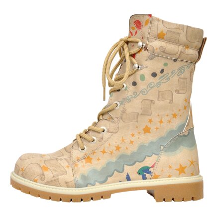 Bunte Super Boots mit schönen Motiven und kreativen Designs - Dogo Boots - Letter From Sky im DOGO Onlineshop bestellen!