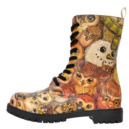Bunte Boots mit schönen Motiven und kreativen Designs - DOGO Zipsy - Owl city im DOGO Onlineshop bestellen!