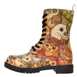 Bunte Boots mit schönen Motiven und kreativen...