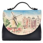 Bunte Taschen mit schönen Motiven und kreativen...