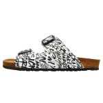 Bunte Sandalen mit schönen Motiven und kreativen...