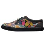 Bunte Sneaker mit schönen Motiven und kreativen...