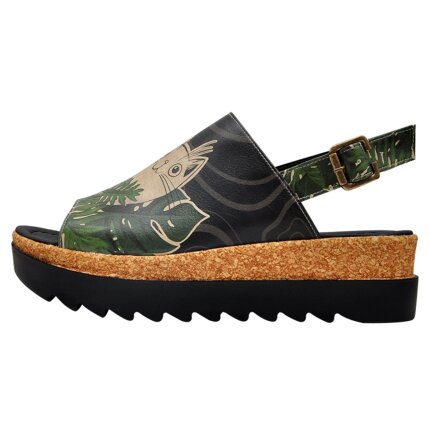 Bunte Sandalen mit schönen Motiven und kreativen Designs - DOGO Gigi - Hidden Kitten im DOGO Onlineshop bestellen!