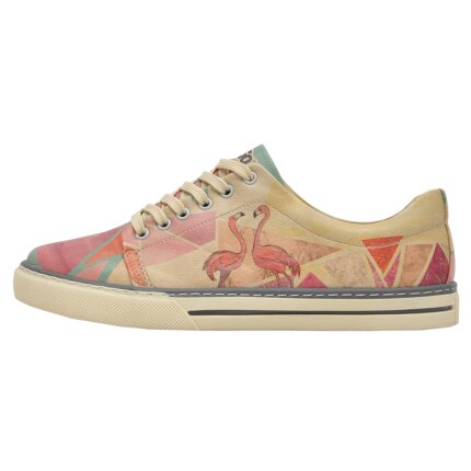 Bunte Sneaker mit schönen Motiven und kreativen Designs - Dogo Sneaker - Flamingo im DOGO Onlineshop bestellen!