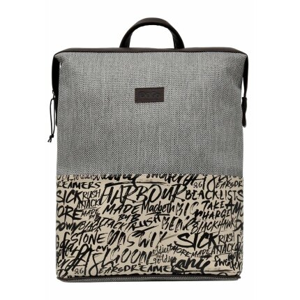 Bunte Taschen mit schönen Motiven und kreativen Designs - DOGO Slim Backpack - Fonts in Splash im DOGO Onlineshop bestellen!