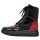 Bunte Sneaker Boots mit schönen Motiven und kreativen Designs - Dogo Future Boots - Dog in Stripes Red im DOGO Onlineshop bestellen!