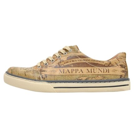 Bunte Sneaker mit schönen Motiven und kreativen Designs - Dogo Sneaker - Mappa Mundi Fantastic Beasts im DOGO Onlineshop bestellen!