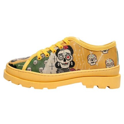 Bunte Sneaker mit schönen Motiven und kreativen Designs - Dogo Alessandra - Sugar Skull im DOGO Onlineshop bestellen!