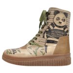 Bunte Boots mit schönen Motiven und kreativen...