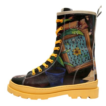 Bunte Boots mit schönen Motiven und kreativen Designs - Dogo Gisele - Art Form im DOGO Onlineshop bestellen!