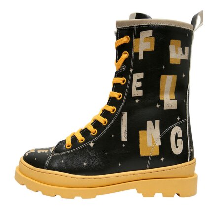 Bunte Boots mit schönen Motiven und kreativen Designs - Dogo Gisele - Feeling Peaceful im DOGO Onlineshop bestellen!