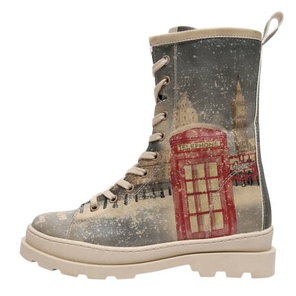 Bunte Boots mit schönen Motiven und kreativen Designs - Dogo Gisele - London is Calling im DOGO Onlineshop bestellen!