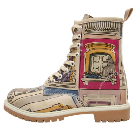 Bunte Boots mit schönen Motiven und kreativen Designs - Dogo Boots - Let the Cats in im DOGO Onlineshop bestellen!