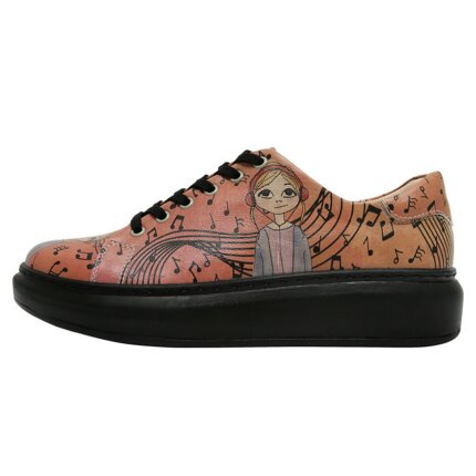 Bunte Sneaker mit schönen Motiven und kreativen Designs - Dogo Myra - Lost in the Music im DOGO Onlineshop bestellen!