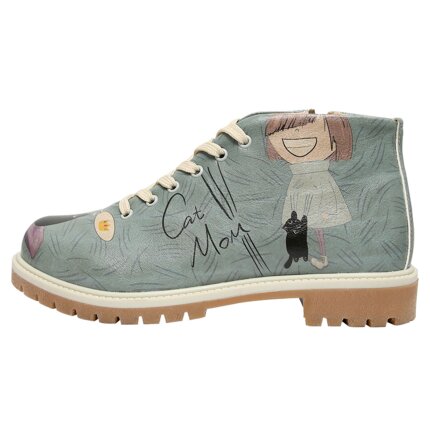 Bunte Boots mit schönen Motiven und kreativen Designs- Cat Mom im DOGO Onlineshop bestellen!
