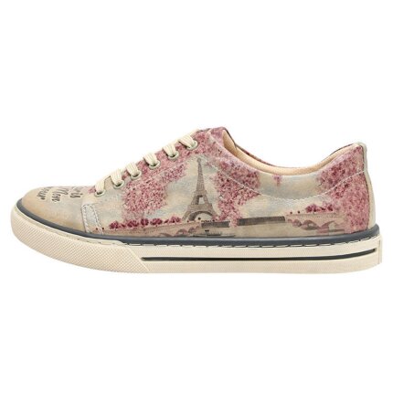 Bunte Sneaker mit schönen Motiven und kreativen Designs - Dogo Sneaker - Paris Mon Amour im DOGO Onlineshop bestellen!