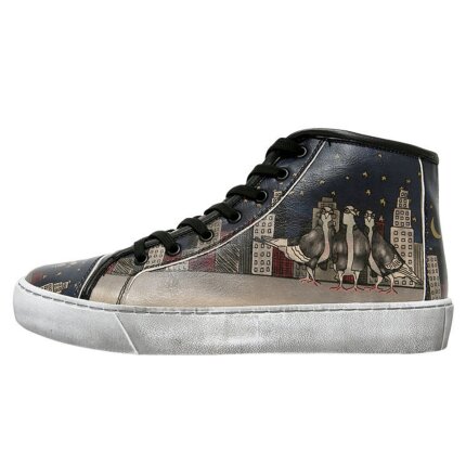 Bunte Sneaker mit schönen Motiven und kreativen Designs - Dogo Tyra - Pigeon Gang im DOGO Onlineshop bestellen!